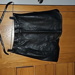 BB Dakota leather skirt